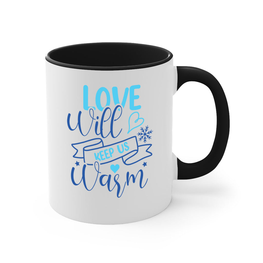 love will keep us warm 313#- winter-Mug / Coffee Cup