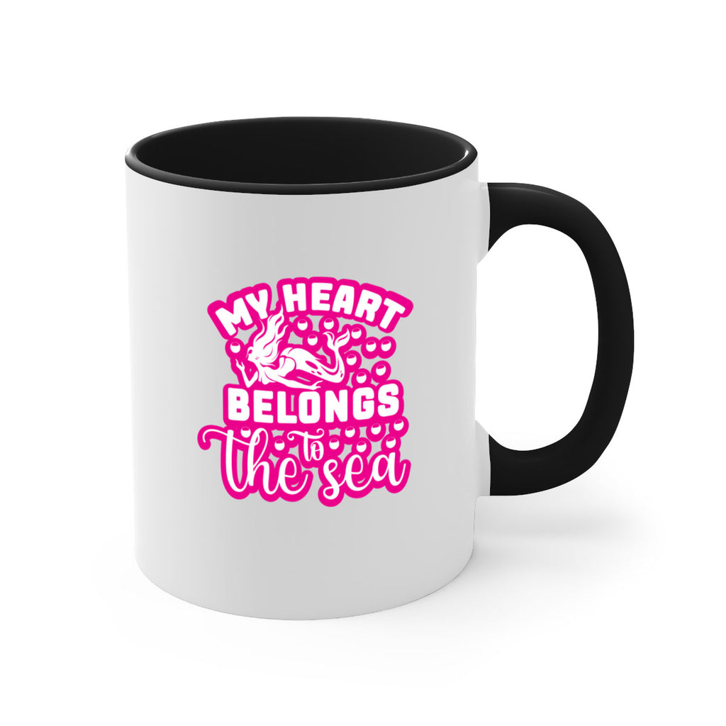 my heart belongs to the sea 515#- mermaid-Mug / Coffee Cup