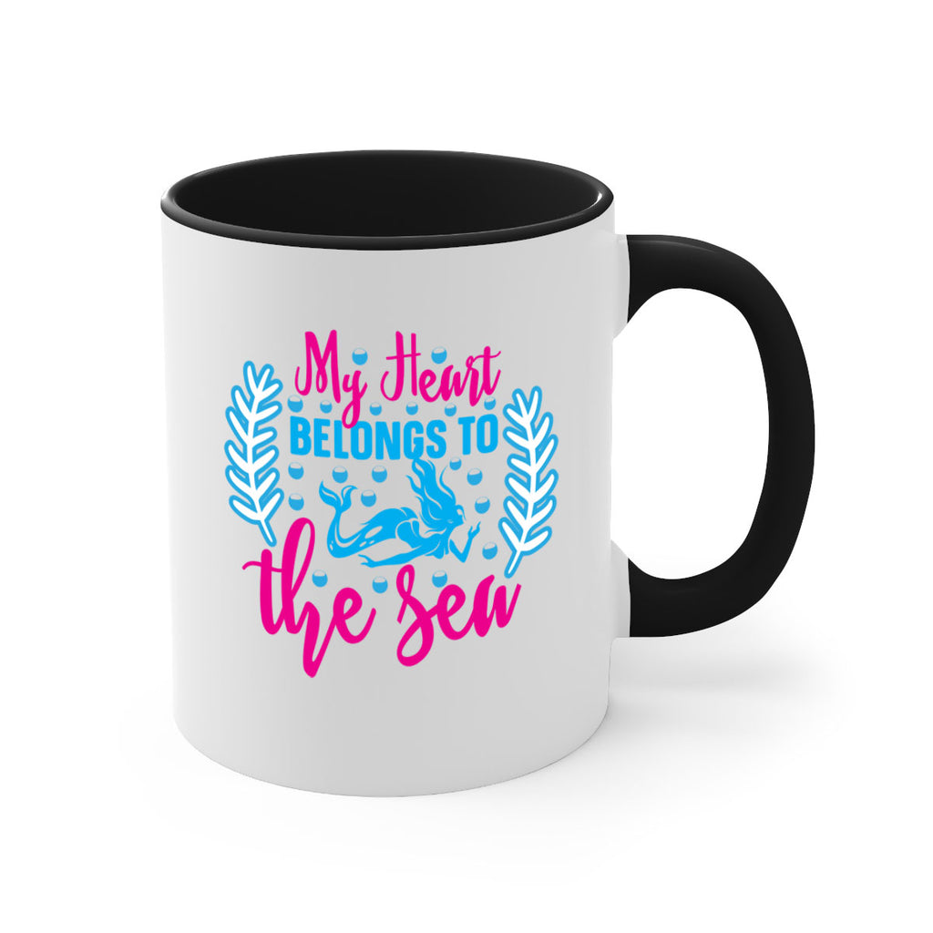 my heart belongs to the sea 516#- mermaid-Mug / Coffee Cup
