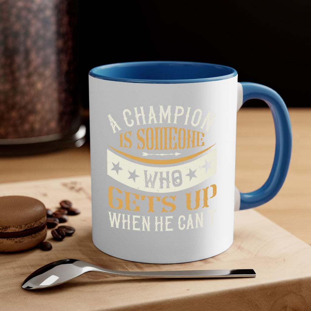 A champion is someone who gets up when he cant 2364#- boxing-Mug / Coffee Cup