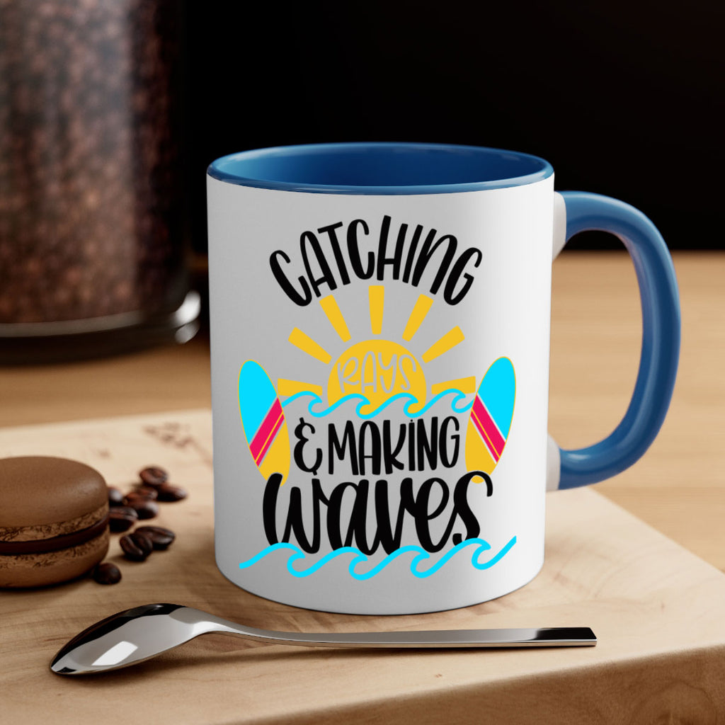 Catching Rays Making Waves Style 49#- Summer-Mug / Coffee Cup