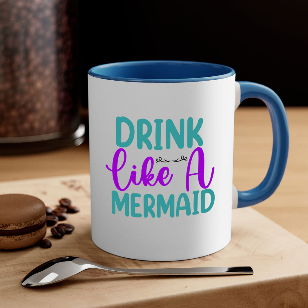 Drink Like A Mermaid 139#- mermaid-Mug / Coffee Cup