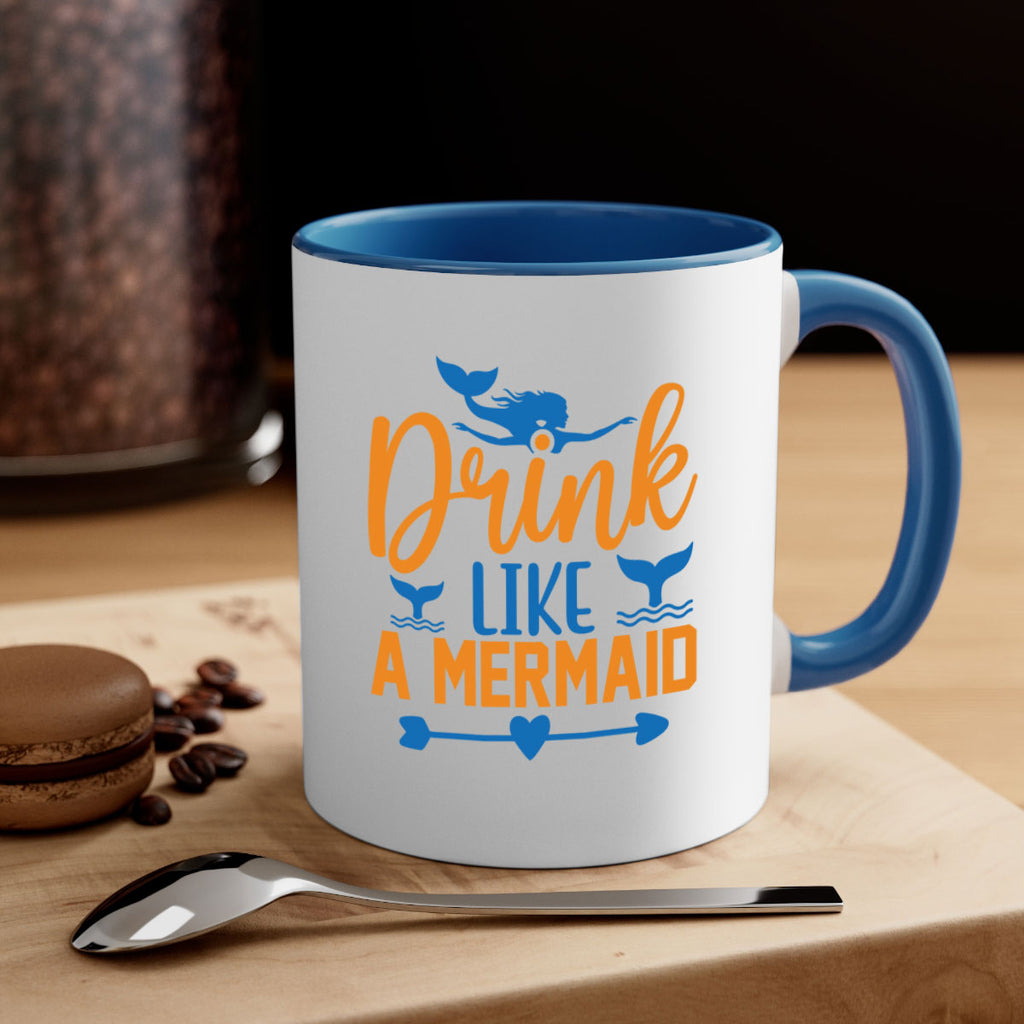 Drink Like a Mermaid 142#- mermaid-Mug / Coffee Cup