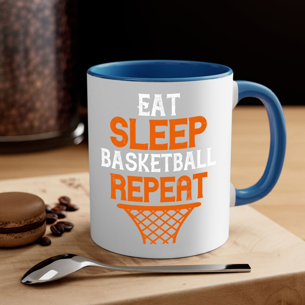 Eat more sleep basketball repeat 2351#- basketball-Mug / Coffee Cup