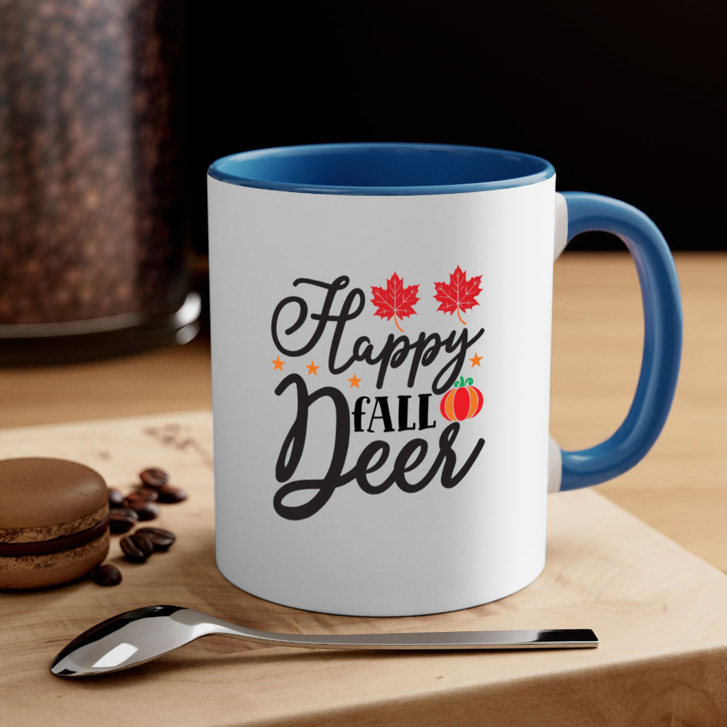 Happyfalldeer 254#- fall-Mug / Coffee Cup