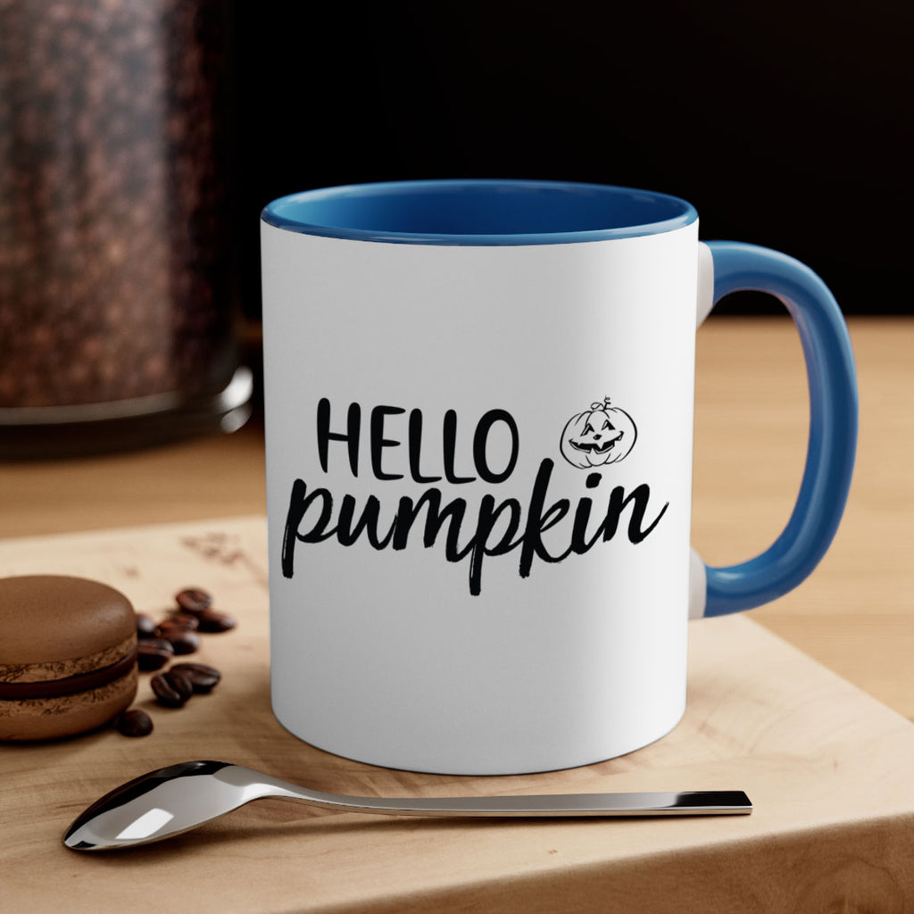 Hello Pumpkin 286#- fall-Mug / Coffee Cup