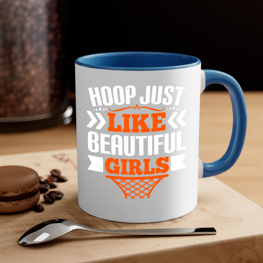 Hoop just like beautiful girls 2288#- basketball-Mug / Coffee Cup