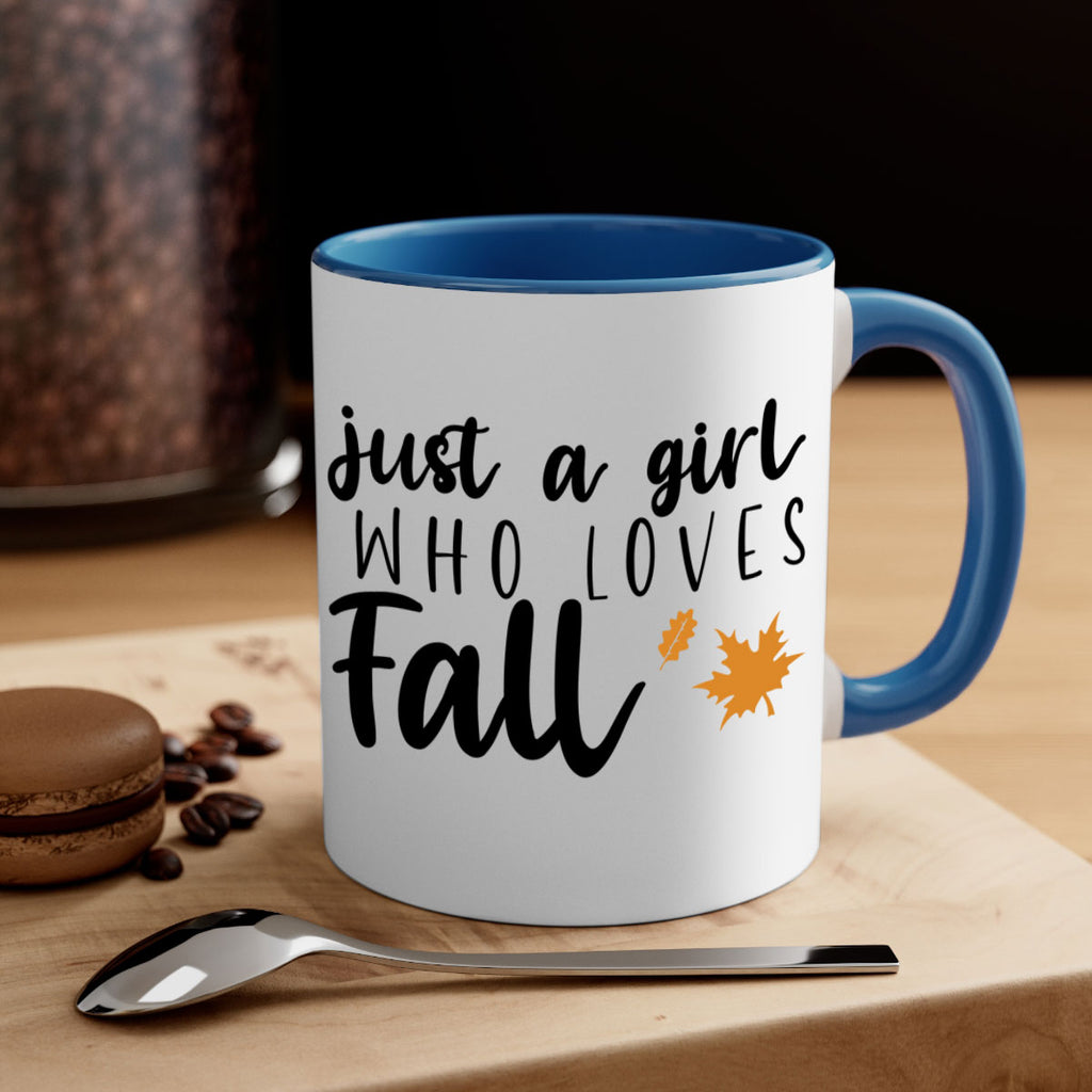 Just A Girl Who Loves Fall 380#- fall-Mug / Coffee Cup