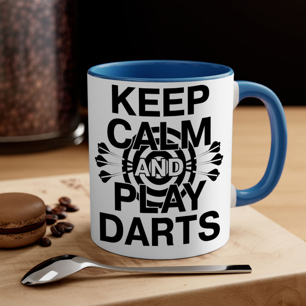 Keep calm And play Darts 961#- darts-Mug / Coffee Cup