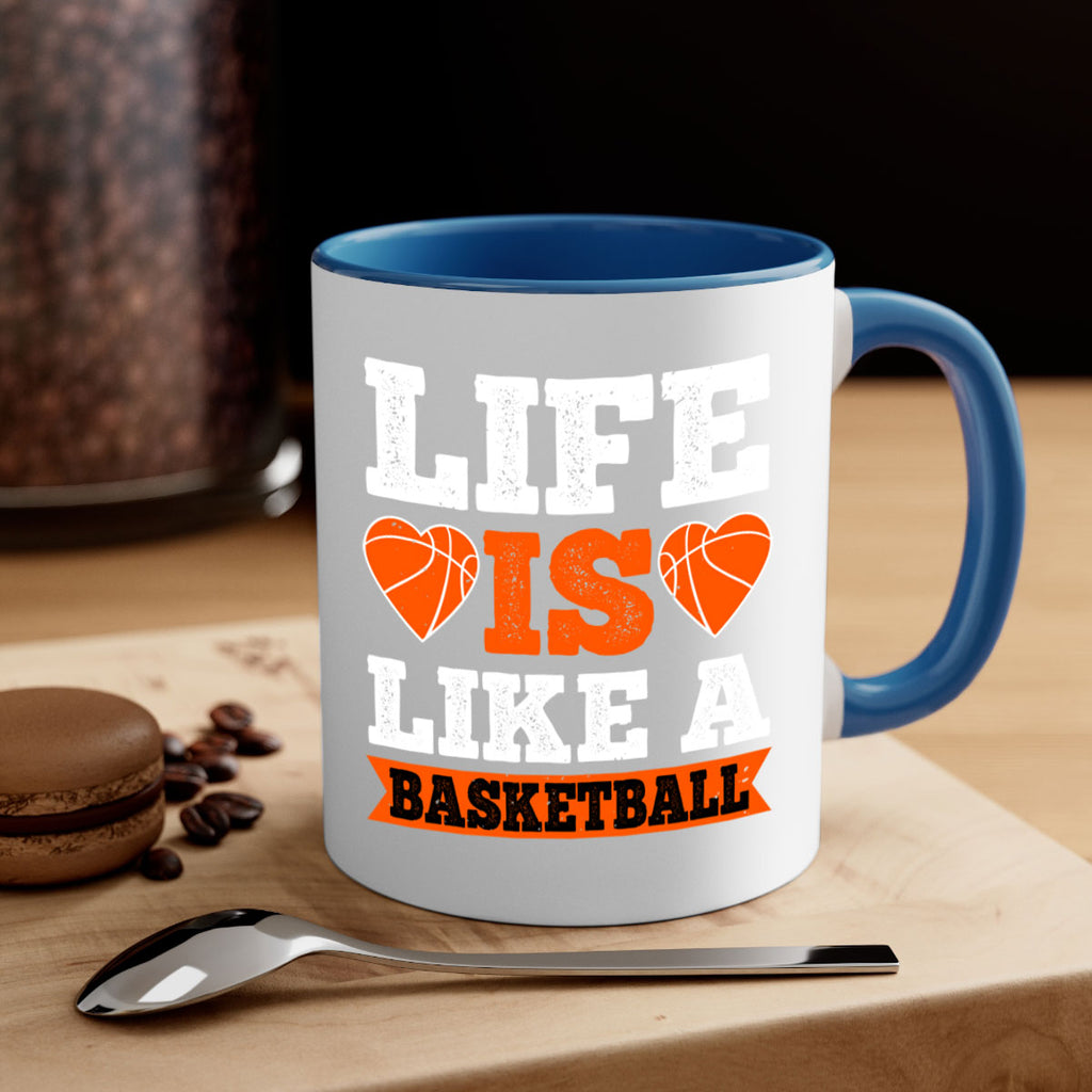 Life is like a basketball 897#- basketball-Mug / Coffee Cup