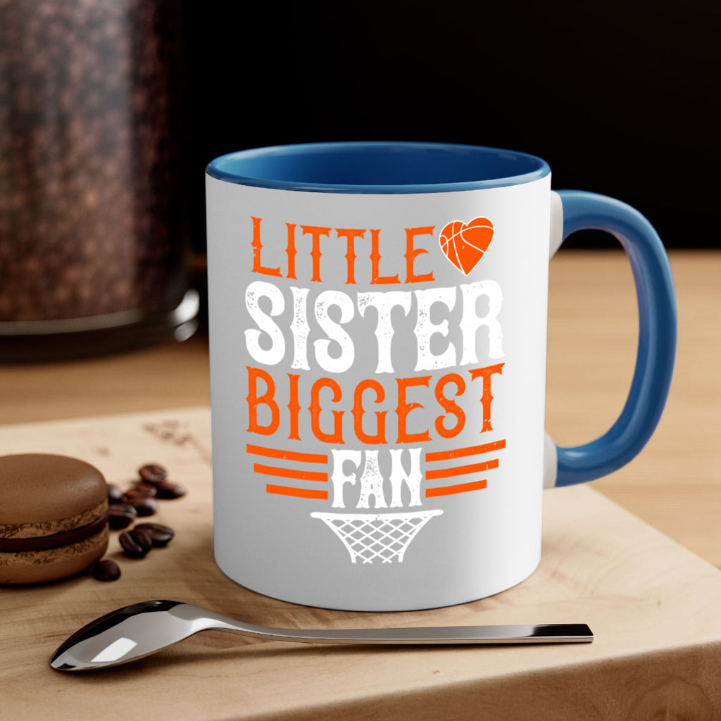 Little sister biggest fan 2002#- basketball-Mug / Coffee Cup