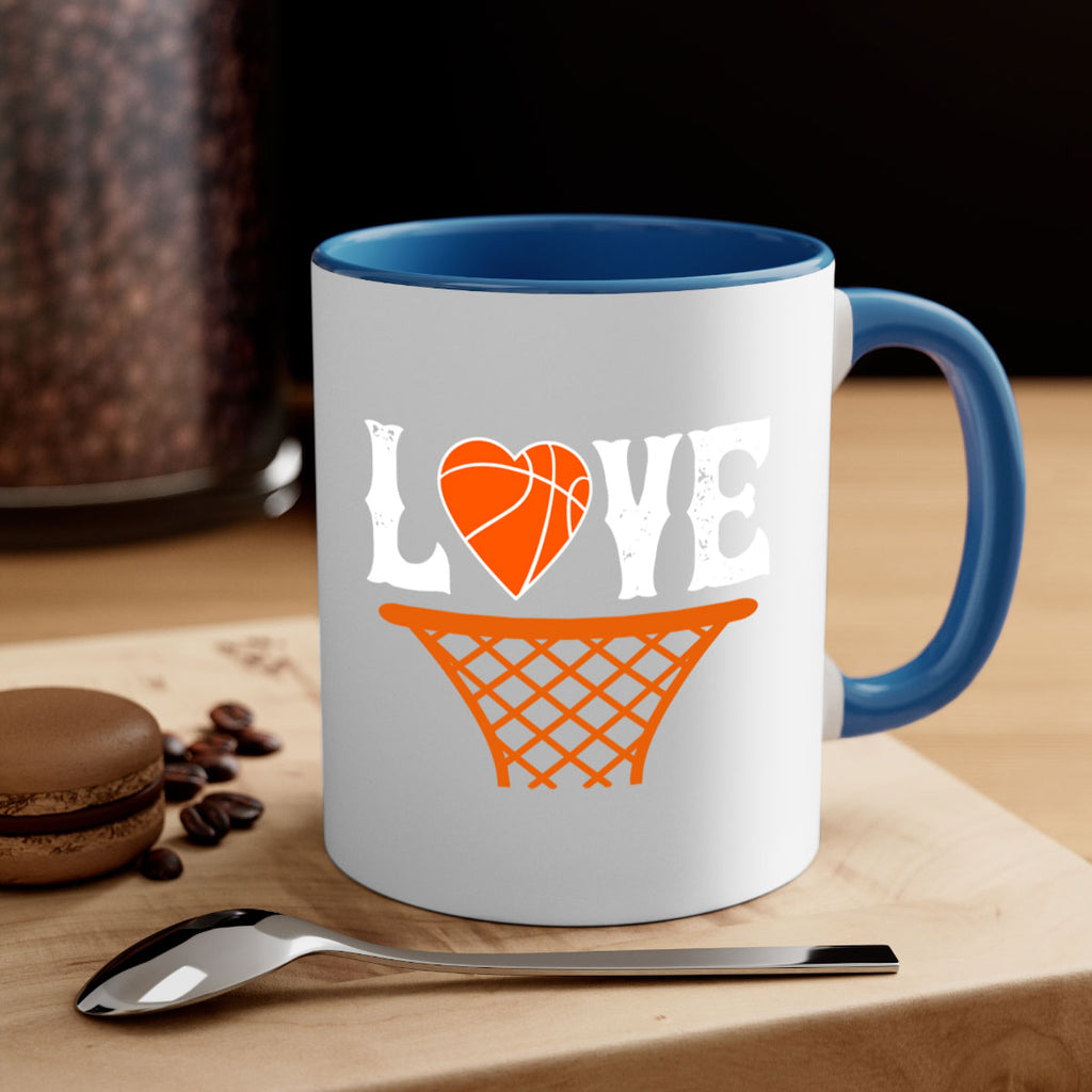 Love 704#- basketball-Mug / Coffee Cup