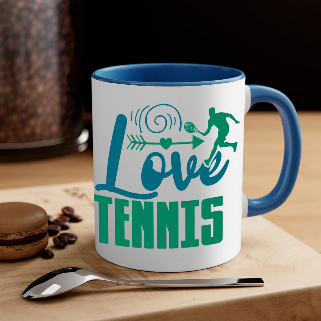 Love Tennis 729#- tennis-Mug / Coffee Cup