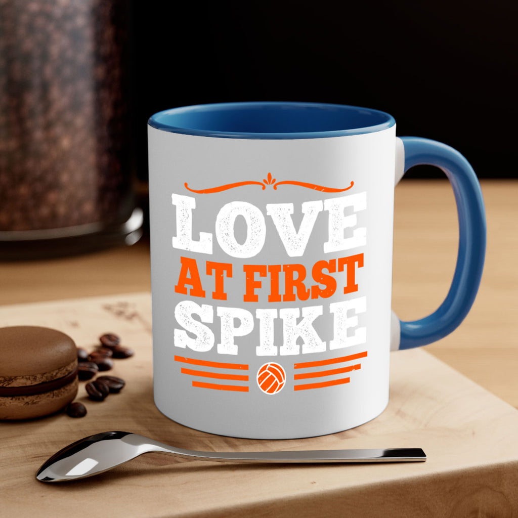 Love at first spike 735#- basketball-Mug / Coffee Cup