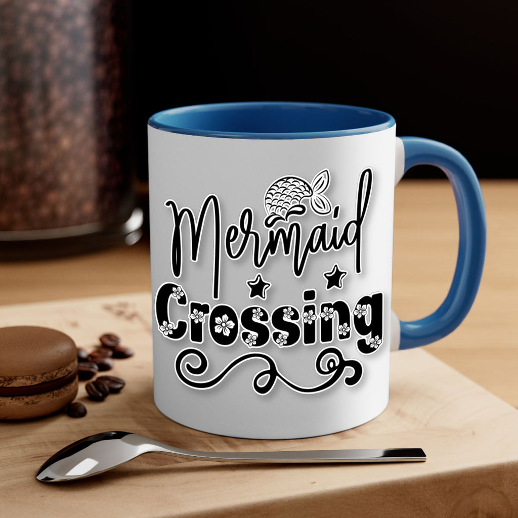 Mermaid Crossing 400#- mermaid-Mug / Coffee Cup