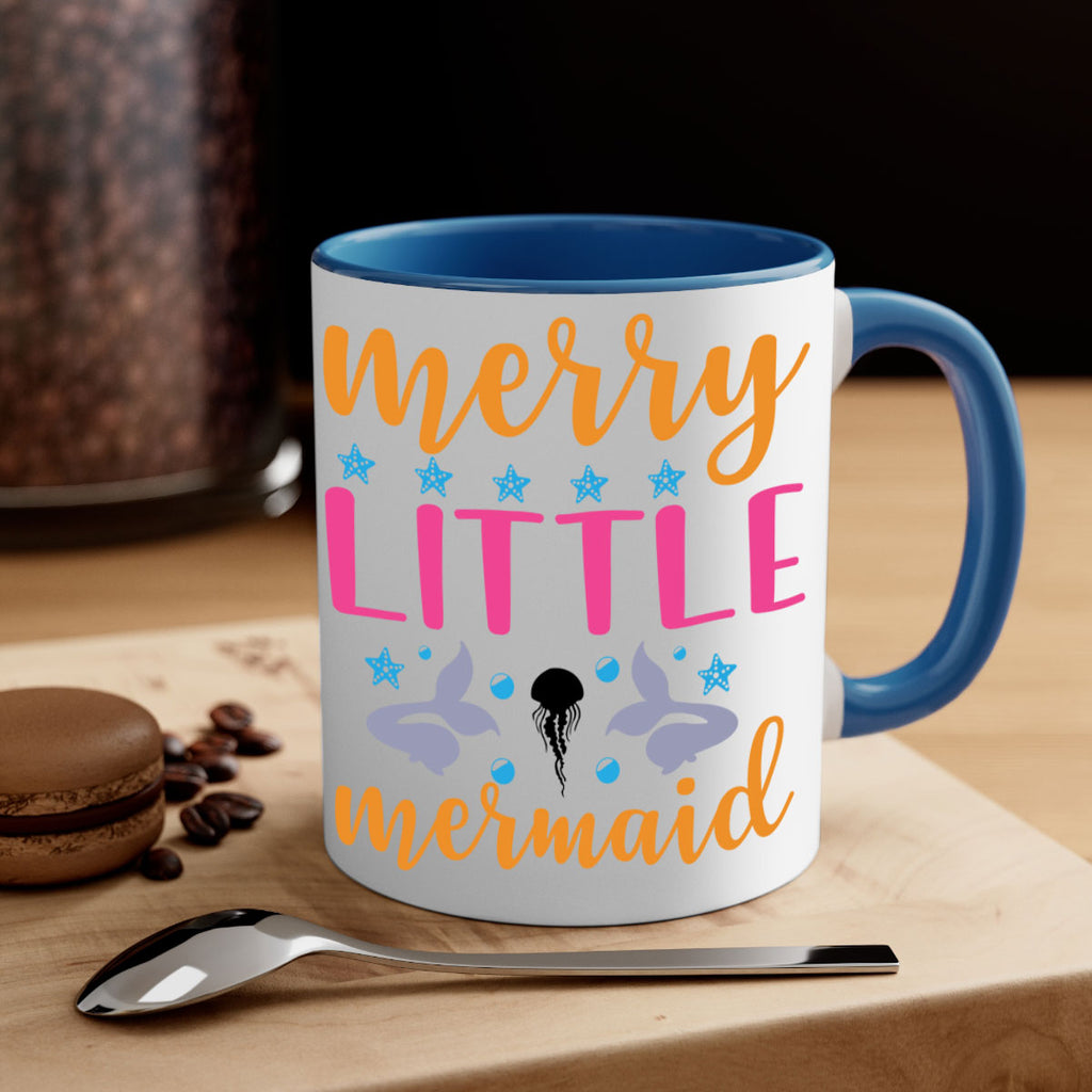 Merry Little Mermaid Design 503#- mermaid-Mug / Coffee Cup