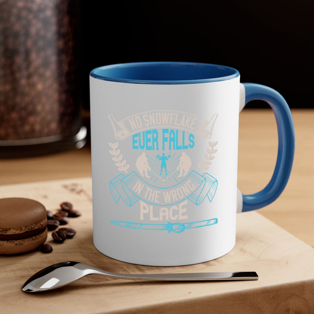 No snowflake ever falls in the wrong place 623#- ski-Mug / Coffee Cup