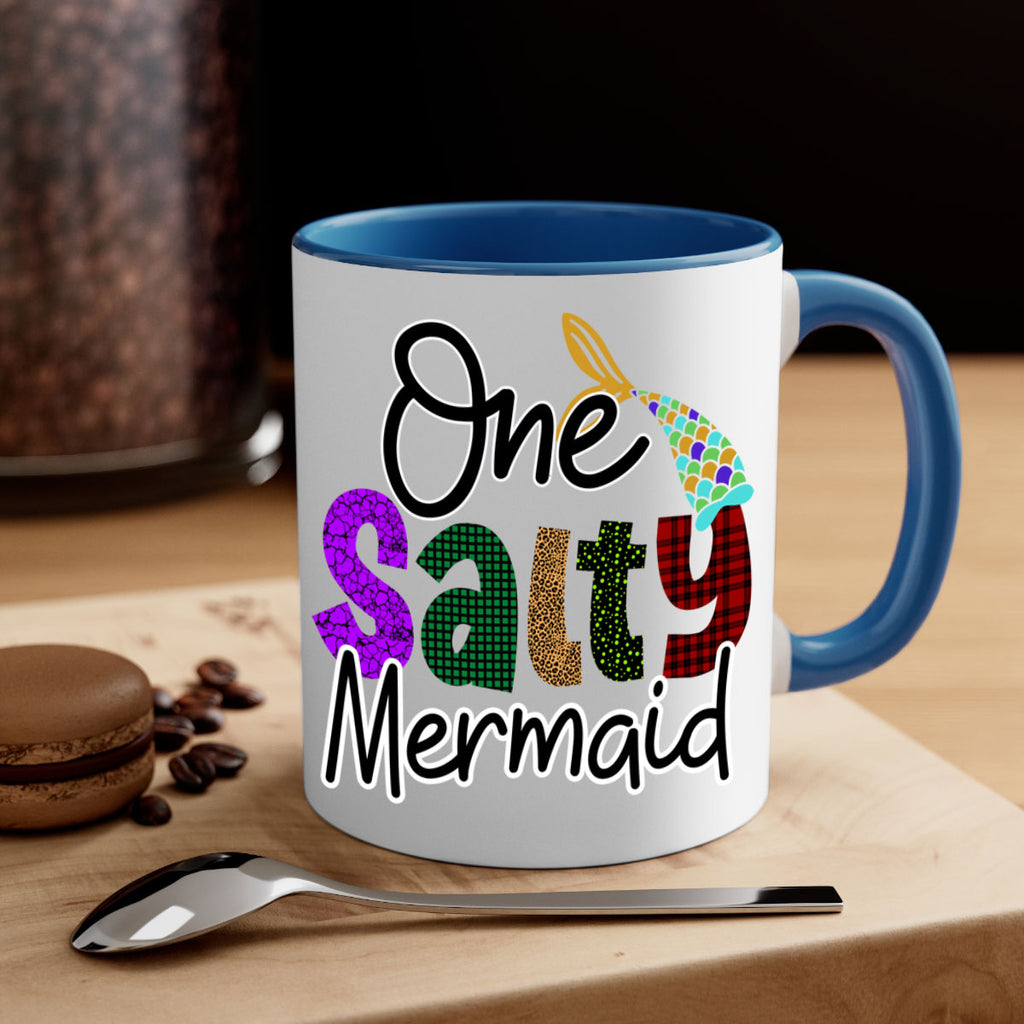One Salty Mermaid 526#- mermaid-Mug / Coffee Cup