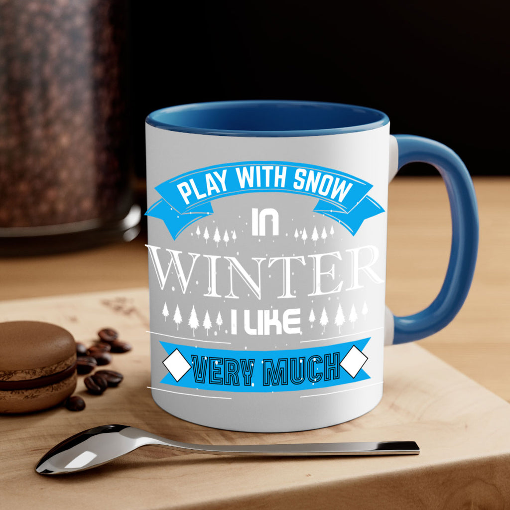 Play with Snow Winter 338#- winter-Mug / Coffee Cup
