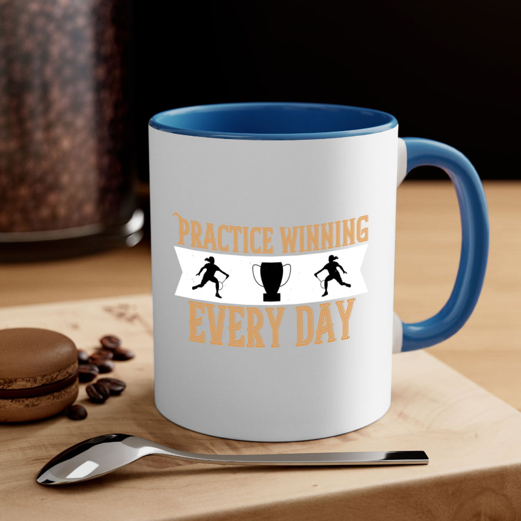 Practice winning every day 1922#- badminton-Mug / Coffee Cup