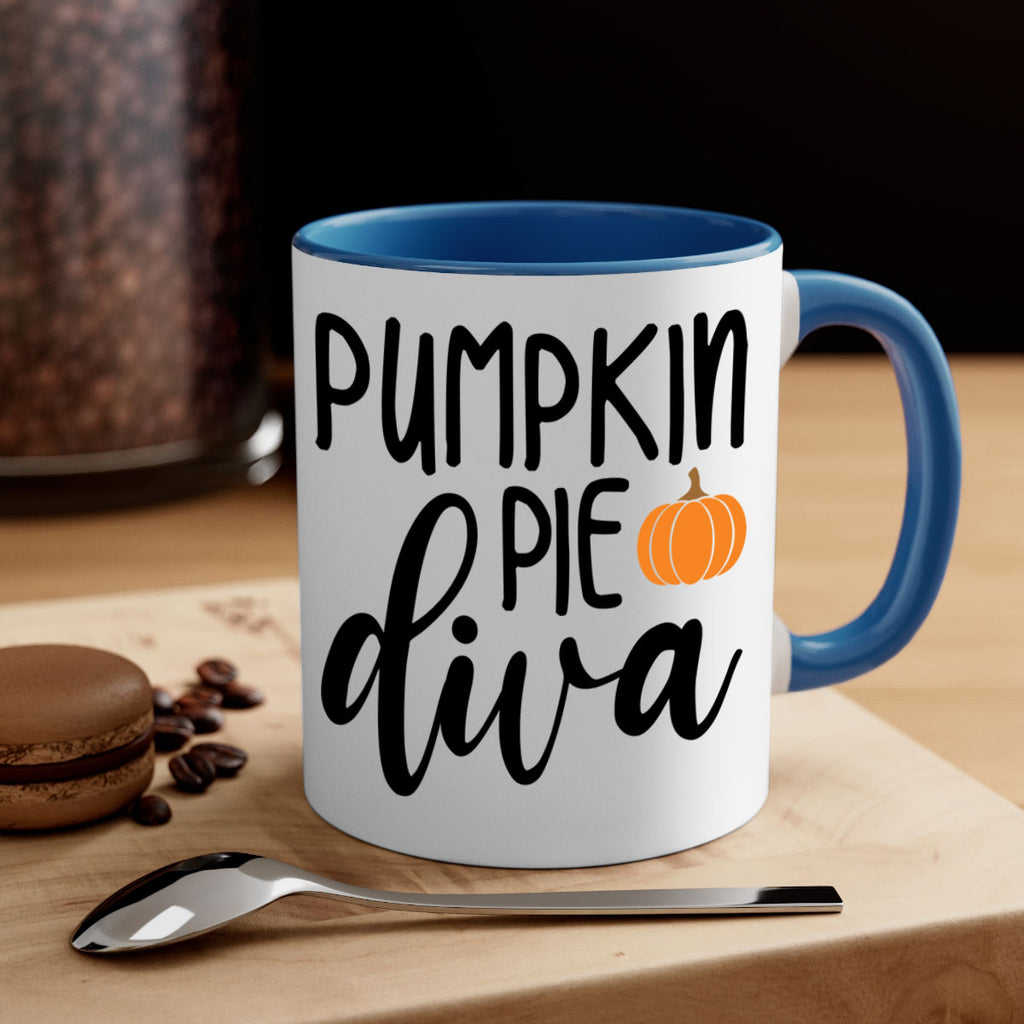 Pumpkin Pie Diva 532#- fall-Mug / Coffee Cup