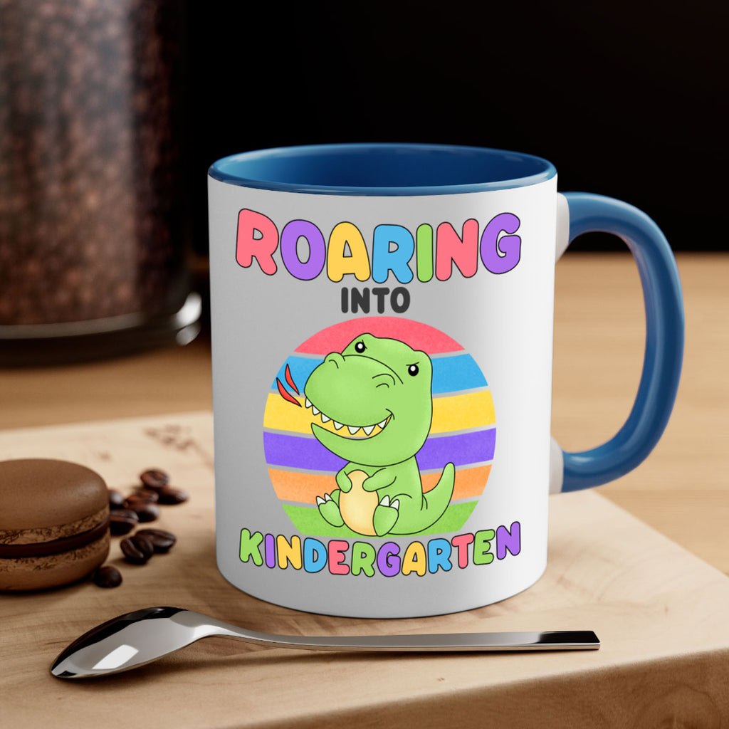 Roaring to Kindergarten Trex 19#- Kindergarten-Mug / Coffee Cup