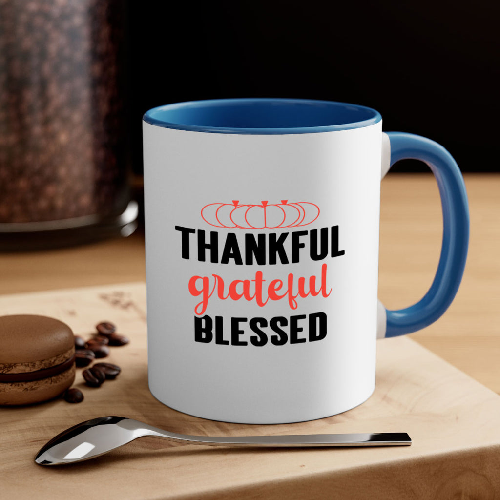 Thankful grateful blessed 603#- fall-Mug / Coffee Cup