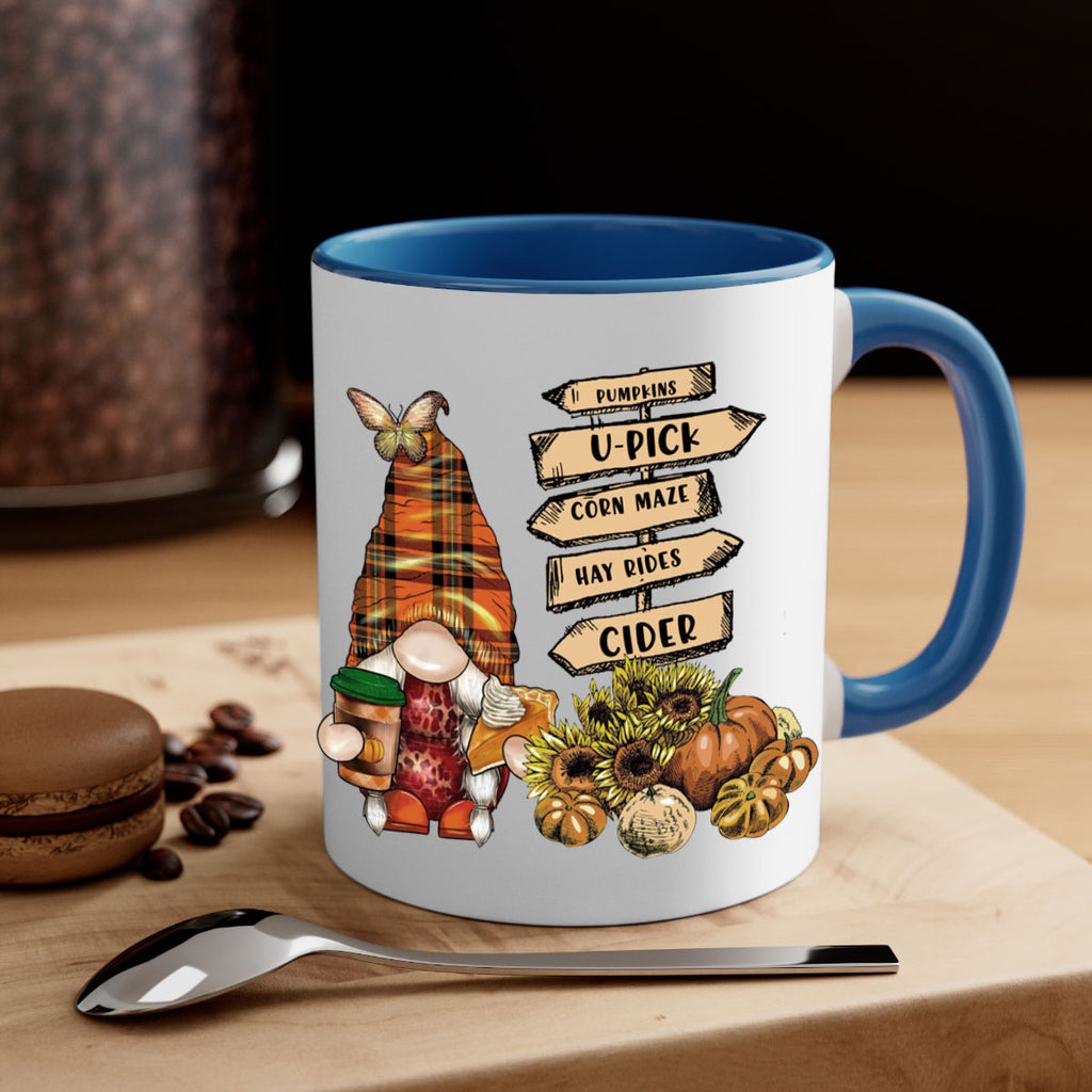 VintageFallGnome 625#- fall-Mug / Coffee Cup