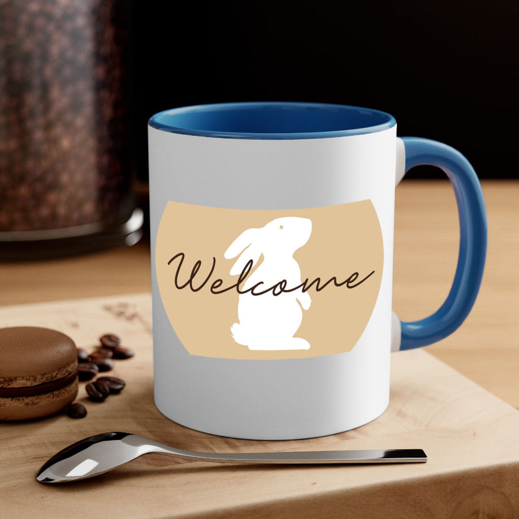 Welcome Bunny569#- spring-Mug / Coffee Cup