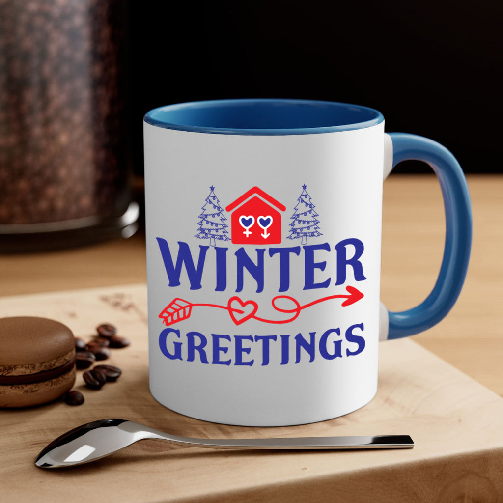 Winter Greetings 551#- winter-Mug / Coffee Cup