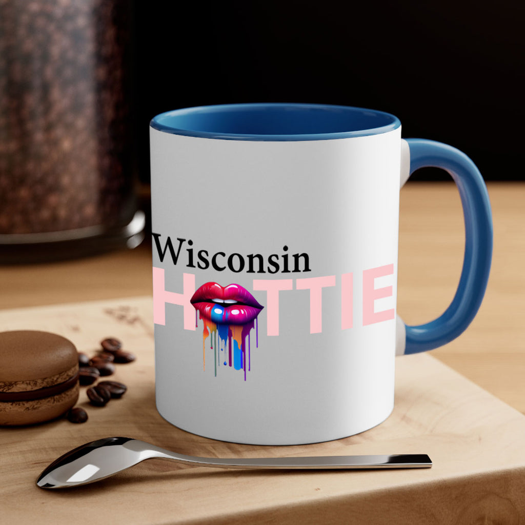 Wisconsin Hottie with dripping lips 49#- Hottie Collection-Mug / Coffee Cup