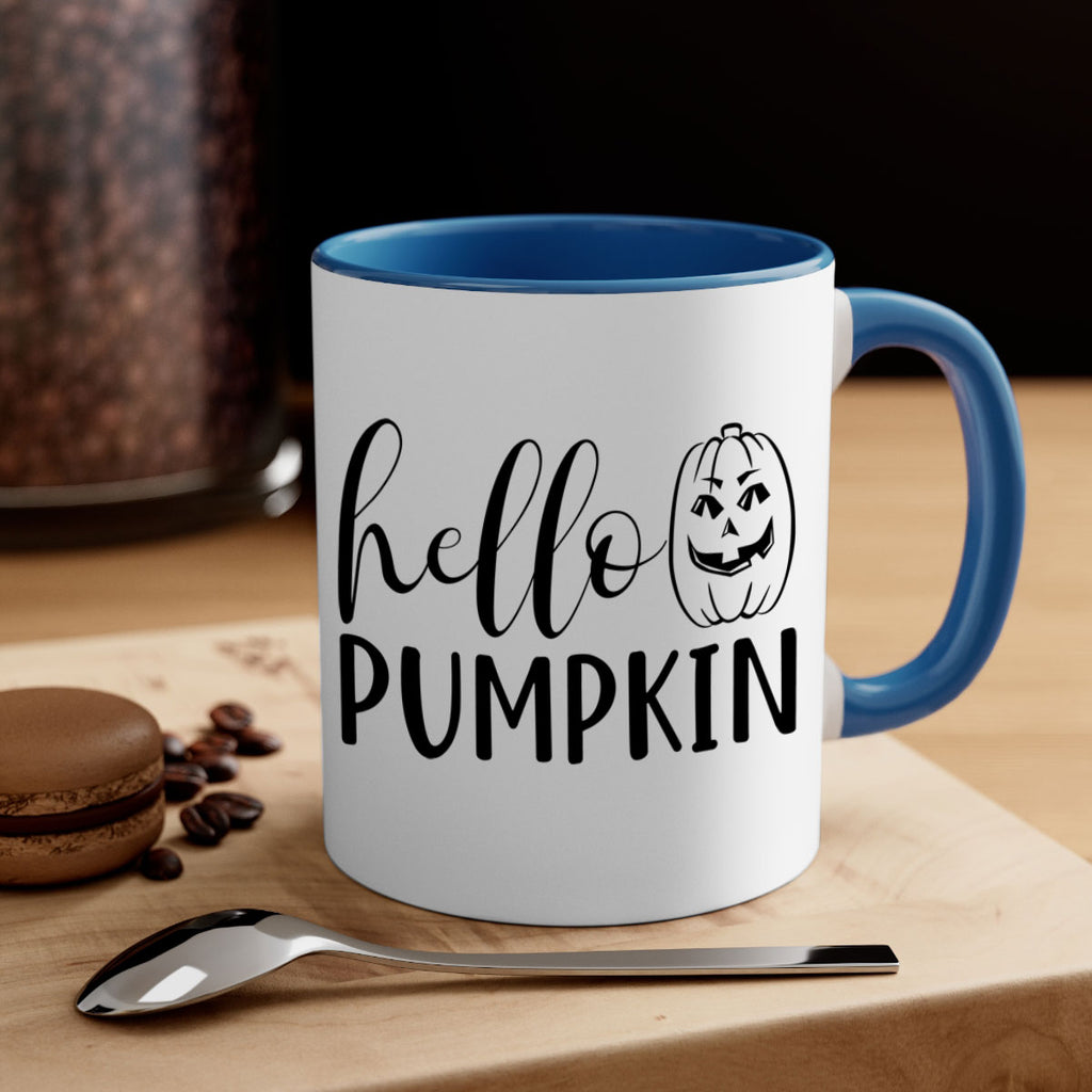 hello pumpkin 287#- fall-Mug / Coffee Cup