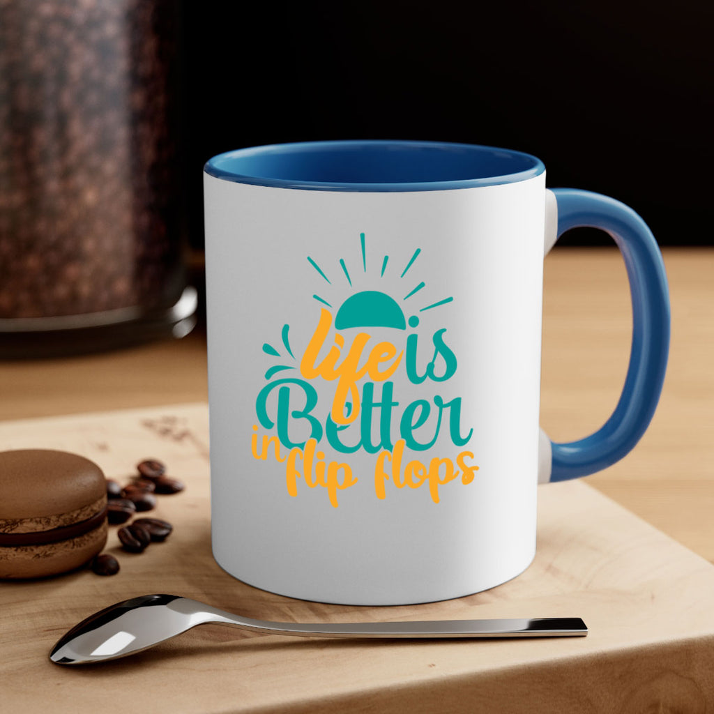 life is better in flip flops Style 90#- Summer-Mug / Coffee Cup