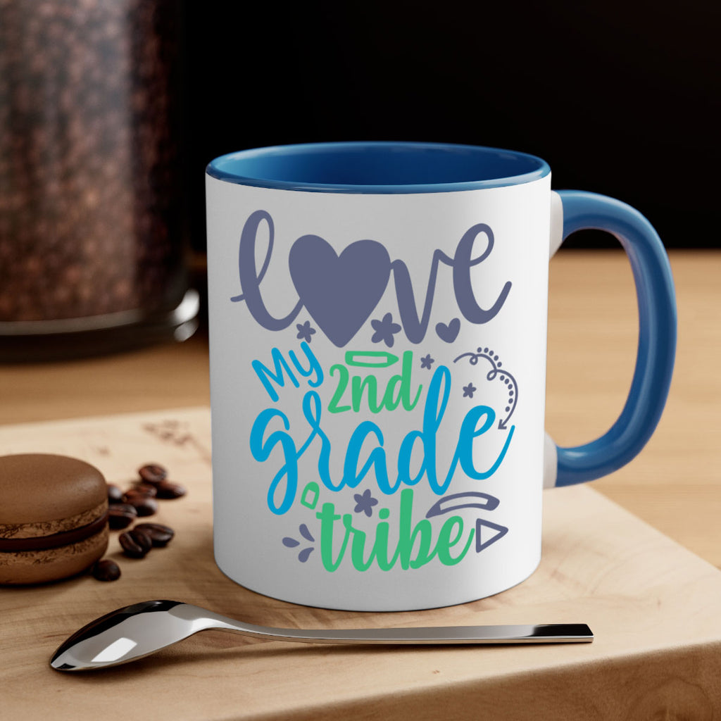 love my 2nd grade tribe 9#- second grade-Mug / Coffee Cup