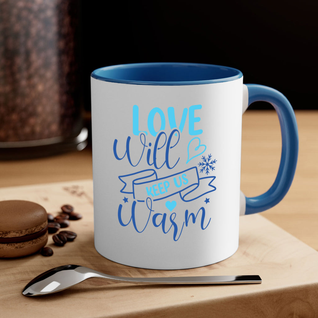 love will keep us warm 313#- winter-Mug / Coffee Cup