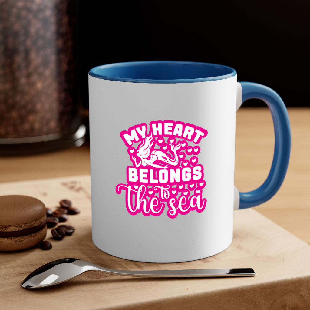 my heart belongs to the sea 515#- mermaid-Mug / Coffee Cup