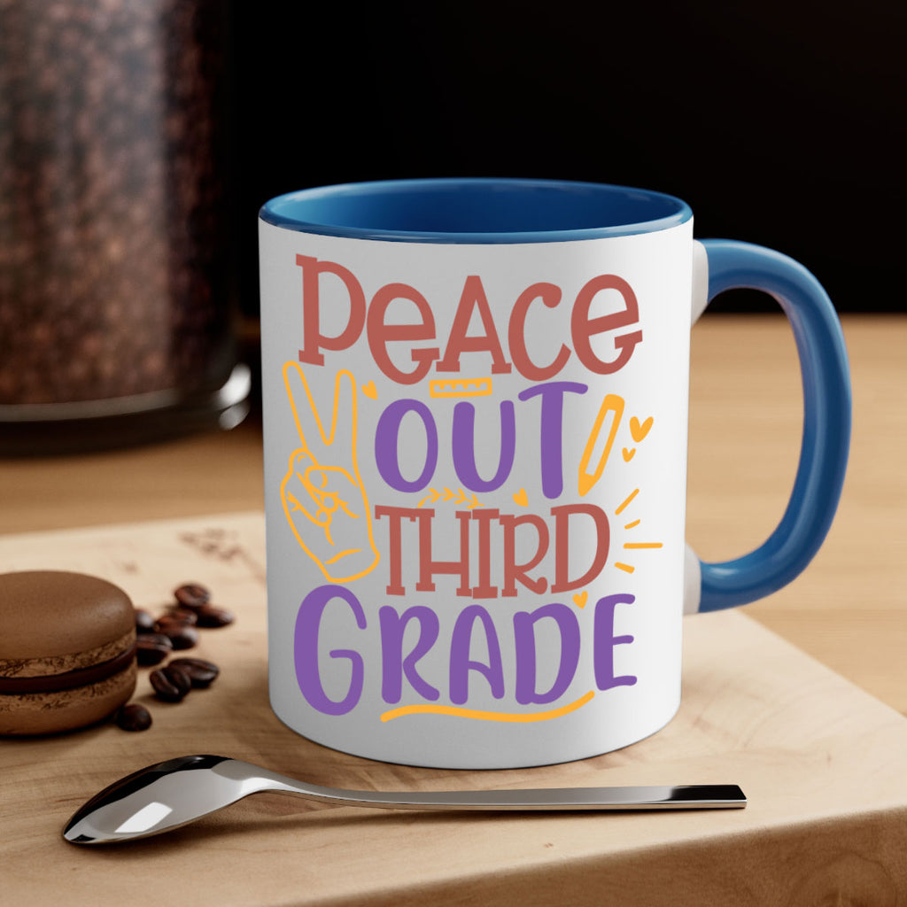 peace out 3rd grade 1#- Third Grade-Mug / Coffee Cup
