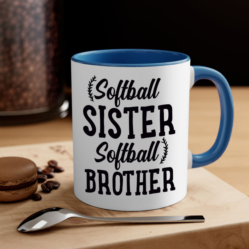 softball sister softball brother 2273#- softball-Mug / Coffee Cup