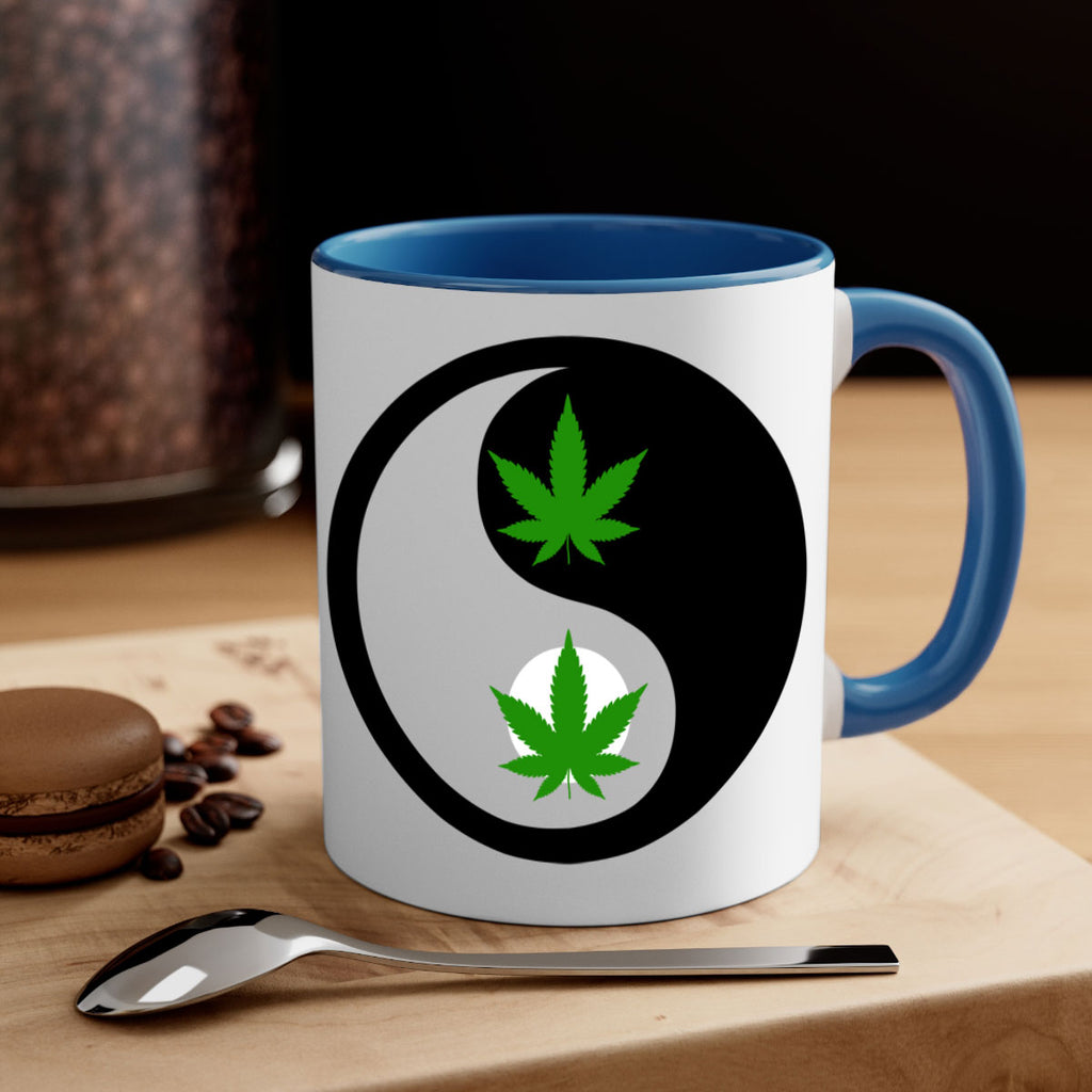 yin and yang weed 311#- marijuana-Mug / Coffee Cup