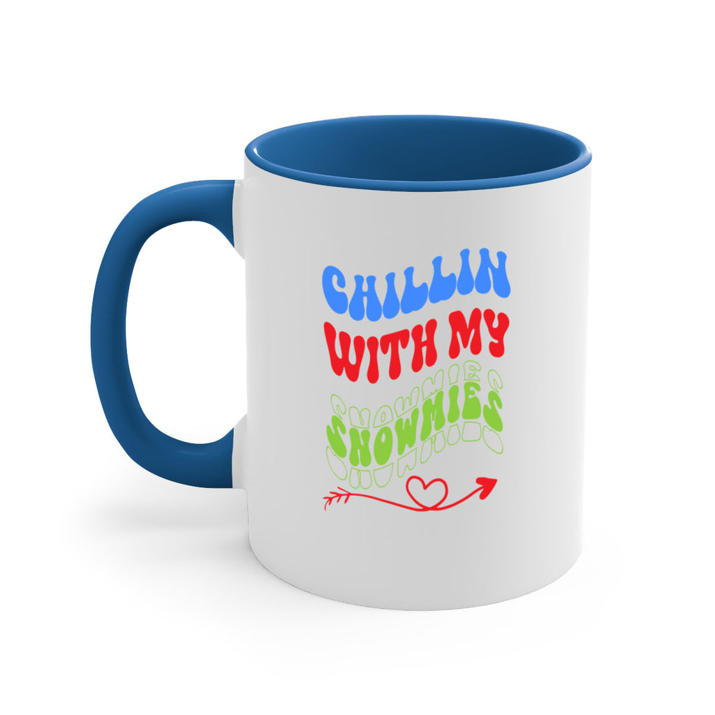 Chillin with my snowmies 42#- winter-Mug / Coffee Cup
