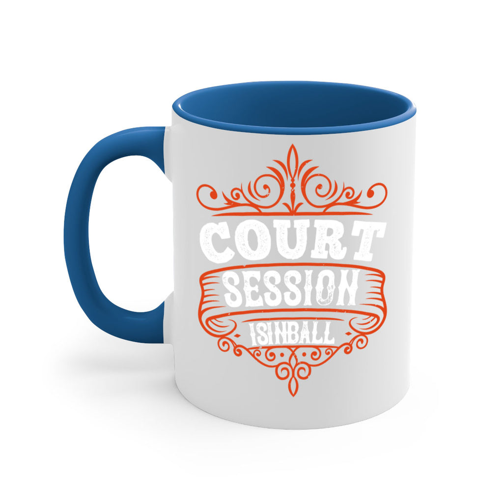 Court is in ball session 1350#- basketball-Mug / Coffee Cup