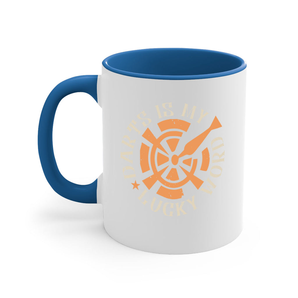 Darts Is My Lucky Word 2352#- darts-Mug / Coffee Cup