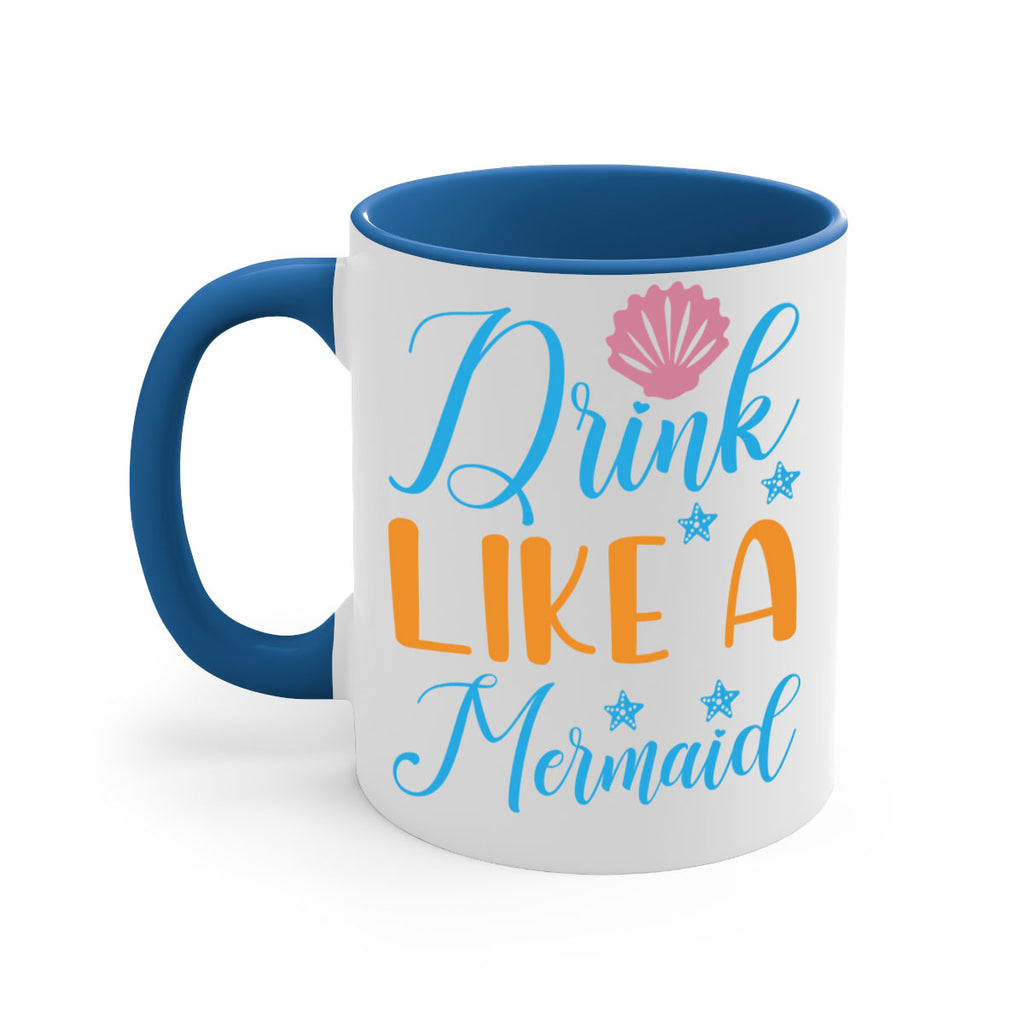 Drink Like a Mermaid 153#- mermaid-Mug / Coffee Cup