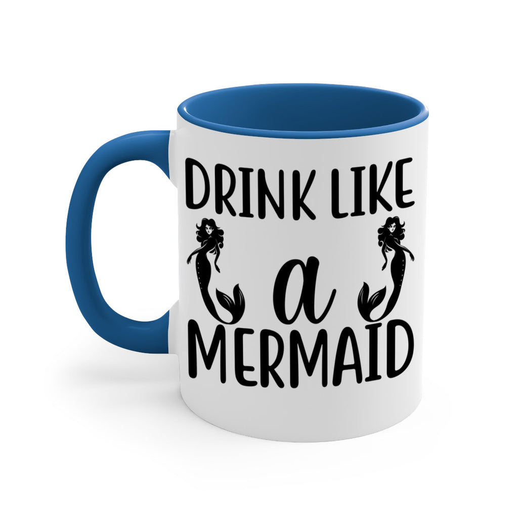 Drink like a mermaid 148#- mermaid-Mug / Coffee Cup