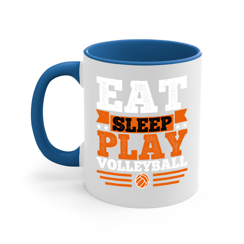 Eat sleep play volleyball 2341#- basketball-Mug / Coffee Cup