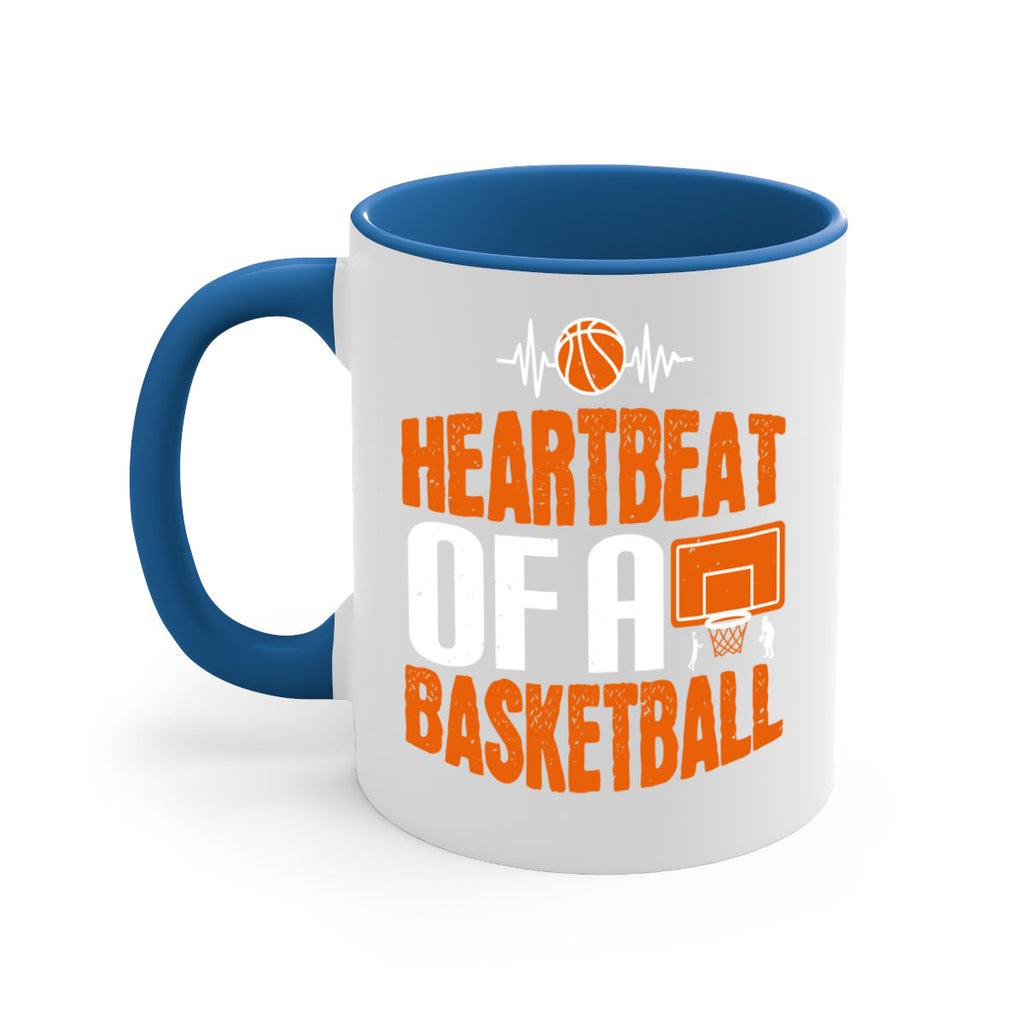 Heartbeat of a basketball 2299#- basketball-Mug / Coffee Cup