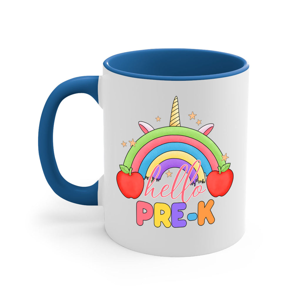 Hello PreK Unicorn Rainbow 7#- preK-Mug / Coffee Cup