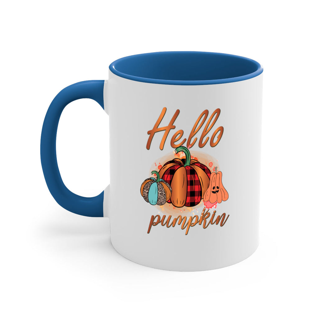 Hello Pumpkin 284#- fall-Mug / Coffee Cup