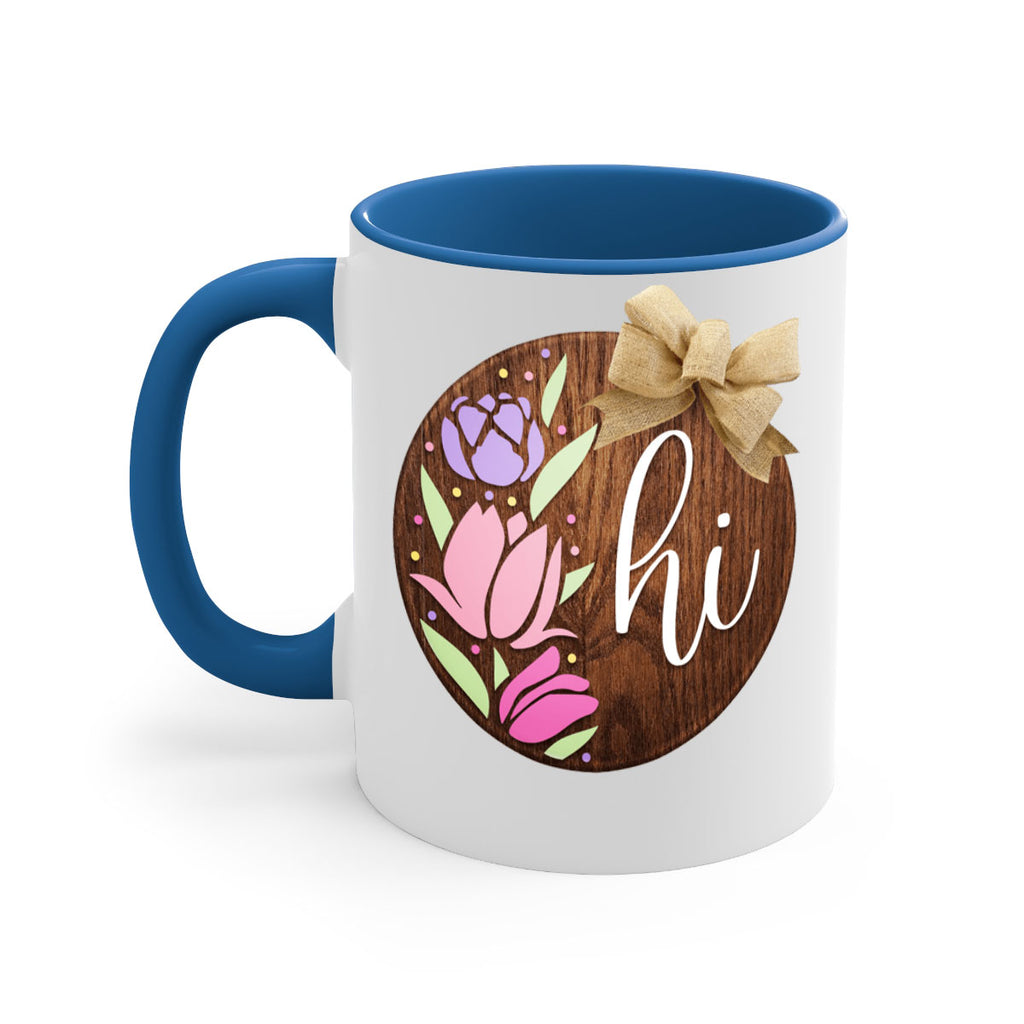 Hi pink flowers Mockup237#- spring-Mug / Coffee Cup