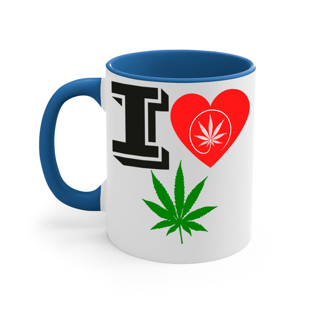 I love Cannabis heart 126#- marijuana-Mug / Coffee Cup
